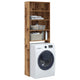 Vidaxl Washing Machine Counboard 64x24x190 cm Old Wood colored