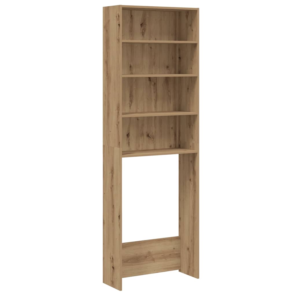 Vidaxl Washing Machine Cabinet 64x24x190 cm Couleur de chêne artisanal