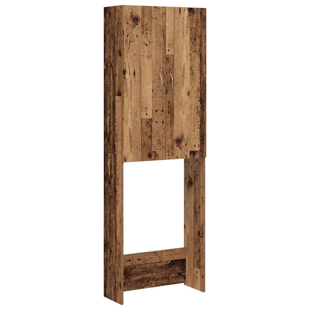Vidaxl Washing Machine Cabinet 64x25.5x190 cm Old Wood Colored