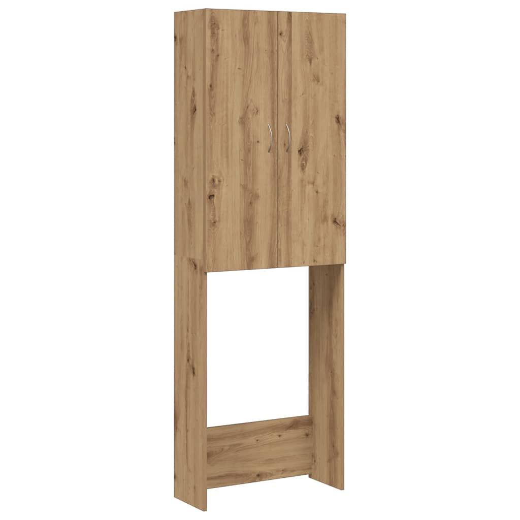 Vidaxx meuble lave linge 64x25,5x190 cm coloris chêne artisanal