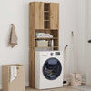 Vidaxl Washing Machine Cabinet 64x25.5x190 cm Couleur de chêne artisanal