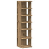 Armoire à chaussures Vidaxl 28x27x102 cm en bois de bois de bois de bois de bois -colore