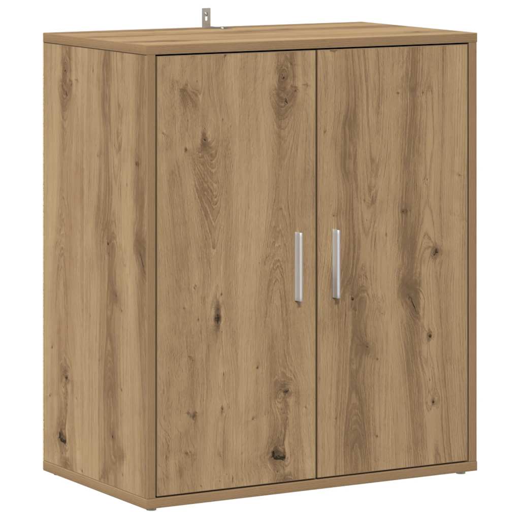 Armoire à chaussures Vidaxl 60x35x70 cm Couleur de chêne artisanal en bois transformé