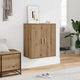 Armoire à chaussures Vidaxl 60x35x70 cm Couleur de chêne artisanal en bois transformé