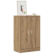 Armoire à chaussures Vidaxl 60x35x92 cm Couleur de chêne artisanal en bois transformé - afbeelding 3