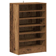 Vidaxx armoire à chaussures 60x35x92 cm bois fini, couleur bois ancien - afbeelding 2