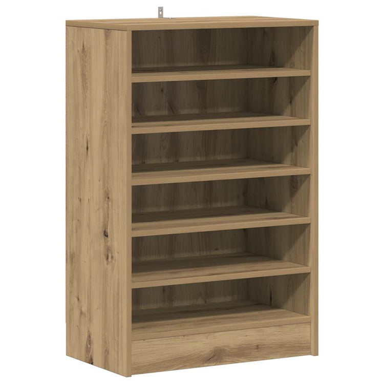 Armoire à chaussures Vidaxl 60x35x92 cm Couleur de chêne artisanal en bois transformé