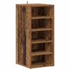 Armoire à chaussures vidaxl 32x35x70 cm bois transformé vieux bois -colored