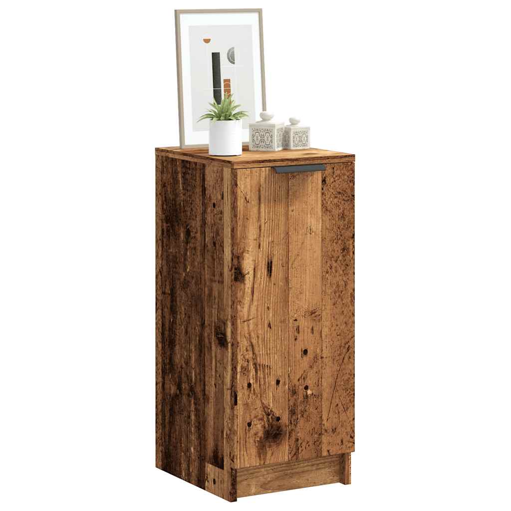 Vidaxx armoire à chaussures 29,5x35x70 cm bois fini, couleur bois ancien