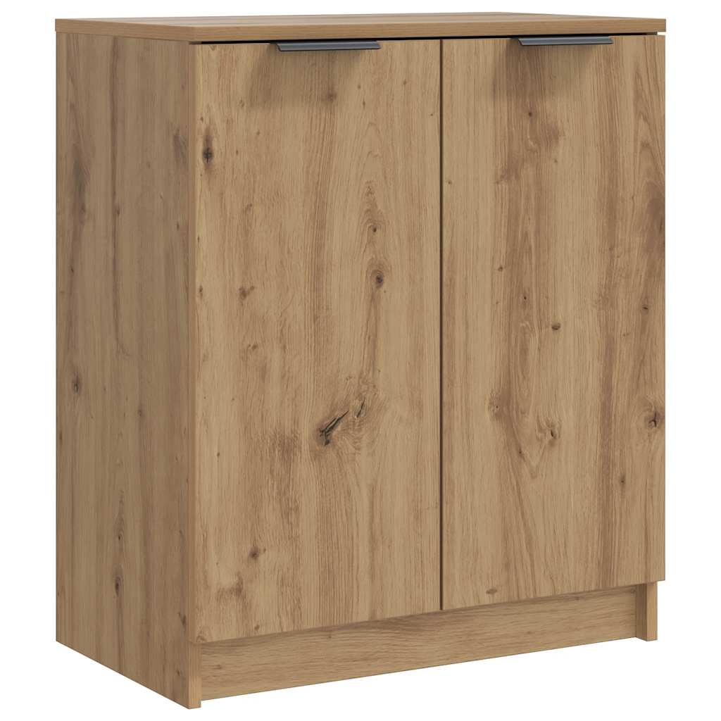 VidaXL armoire à chaussures 59x35x70 cm bois travaillé, couleur chêne artisanal