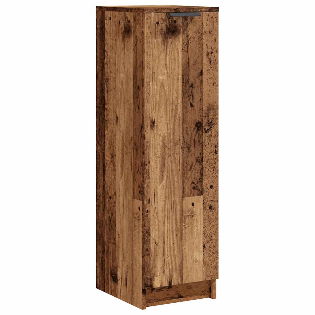 Vidaxx armoire à chaussures 29,5x35x100,5 cm bois fini, couleur bois ancien
