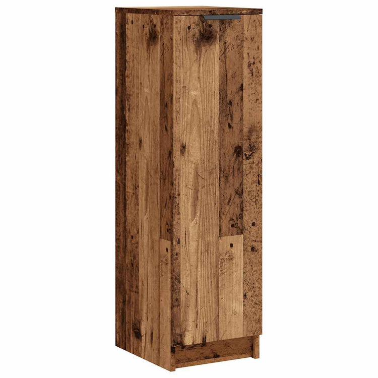 Vidaxx armoire à chaussures 29,5x35x100,5 cm bois fini, couleur bois ancien