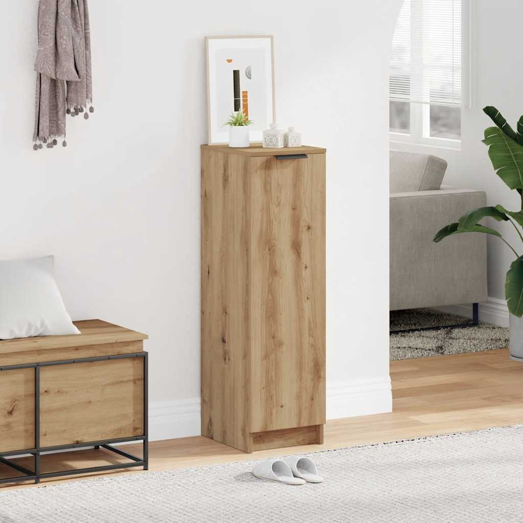 Vidaxx meuble à chaussures 29,5x35x100,5 cm bois travaillé, chêne artisanal