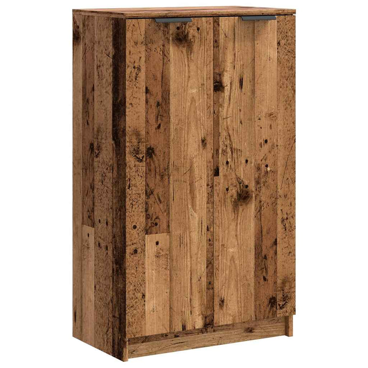 Vidaxx armoire à chaussures 59x35x100,5 cm bois traité, couleur bois ancien