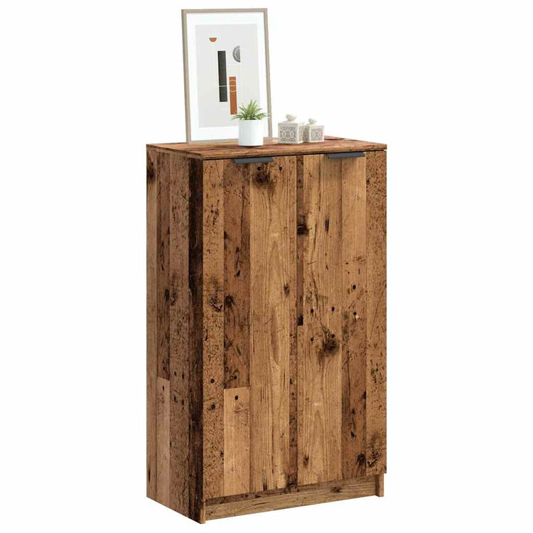 Vidaxx armoire à chaussures 59x35x100,5 cm bois traité, couleur bois ancien