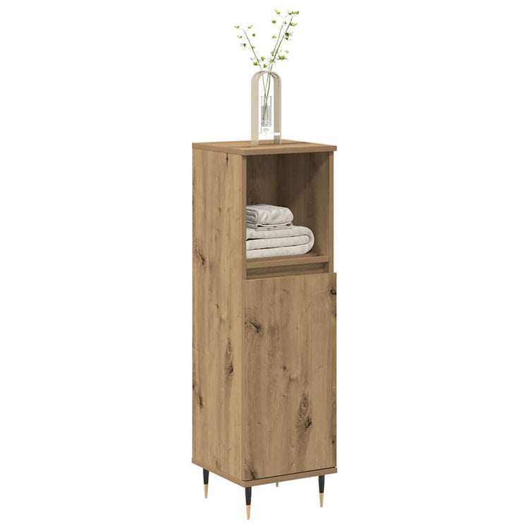 Meuble à chaussures Vidaxx 59x35x100,5 cm en bois travaillé, coloris chêne artisanal