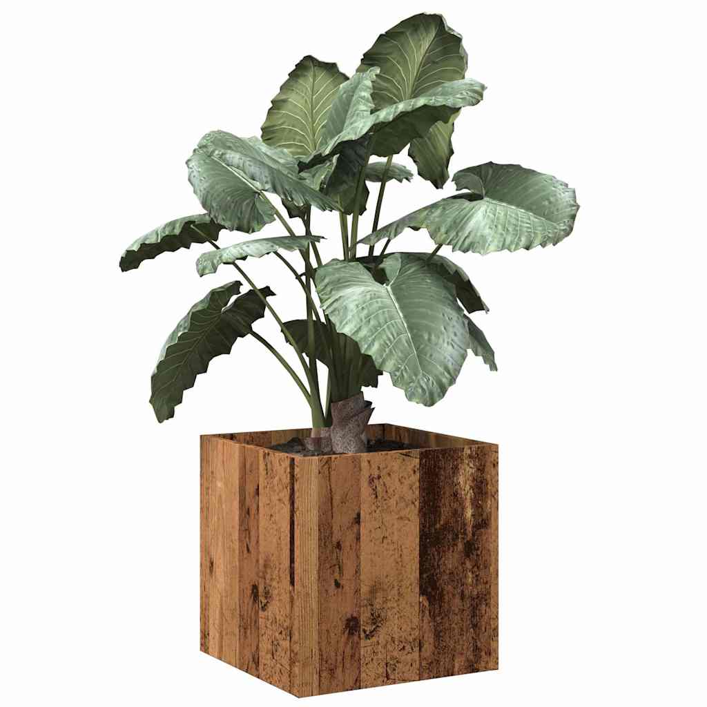 Vidaxl Planter Big 40x40x40 cm Bois transformé Old Wood coloré