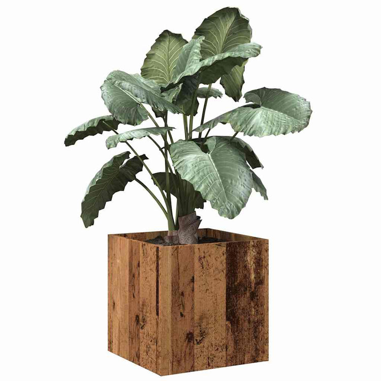 Vidaxl Planter Big 40x40x40 cm Bois transformé Old Wood coloré