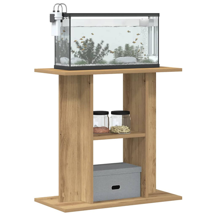 Vidaxl Aquarium Standard 60x30x60cm Couleur de chêne artisanal en bois transformé