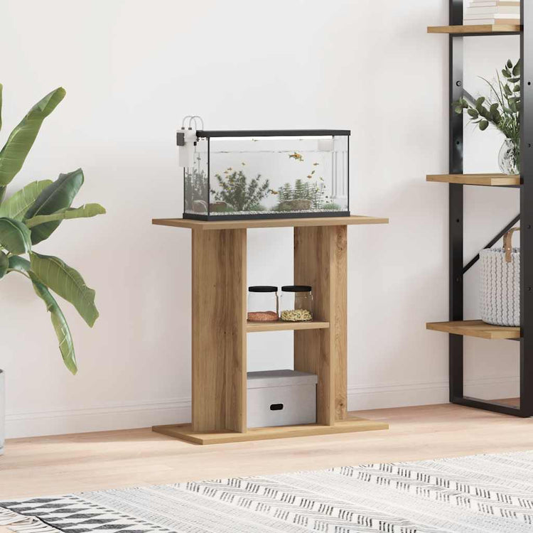 Vidaxl Aquarium Standard 60x30x60cm Couleur de chêne artisanal en bois transformé