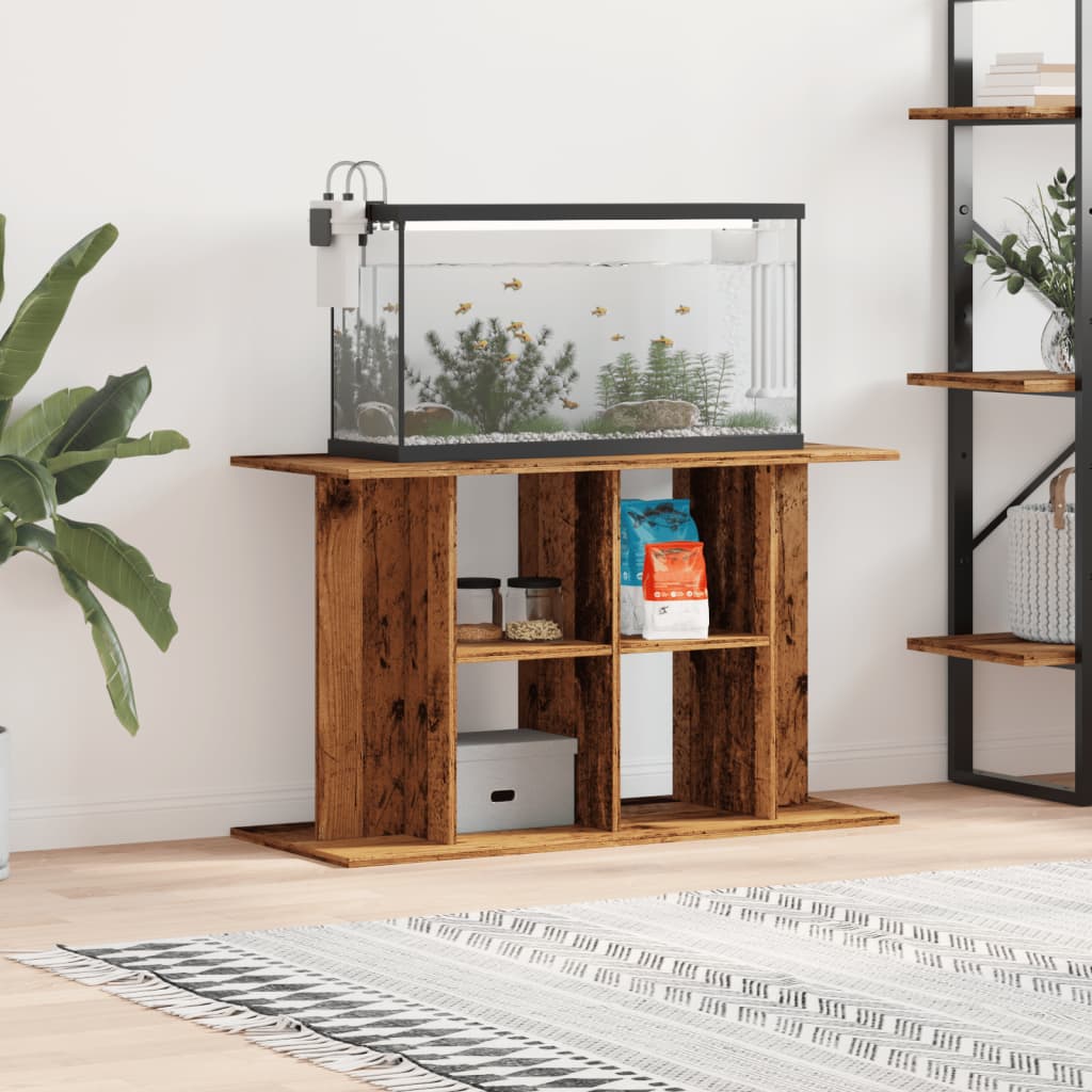 Vidaxl Aquarium Standard 100x40x60 cm Bois transformé Old Wood -Colored