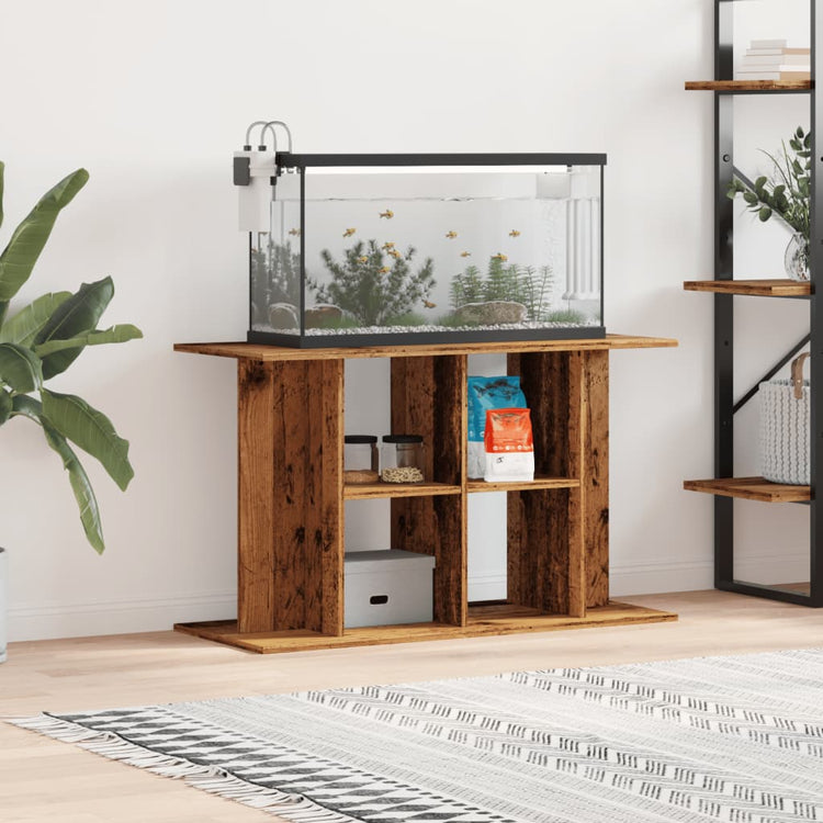 Vidaxl Aquarium Standard 100x40x60 cm Bois transformé Old Wood -Colored