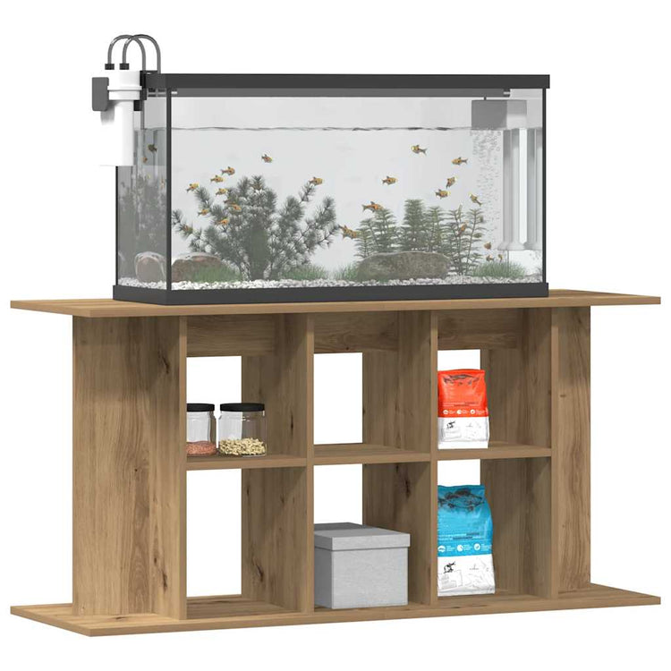 Vidaxl Aquarium Standard 120x40x60 cm en bois de bois transformé en chêne artisanal