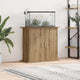 Vidaxx support d'aquarium chêne artisanal 81x36x73 cm bois d'ingénierie