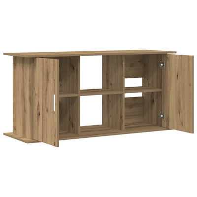 Vidaxx support d'aquarium chêne artisanal 121x41x58 cm bois d'ingénierie