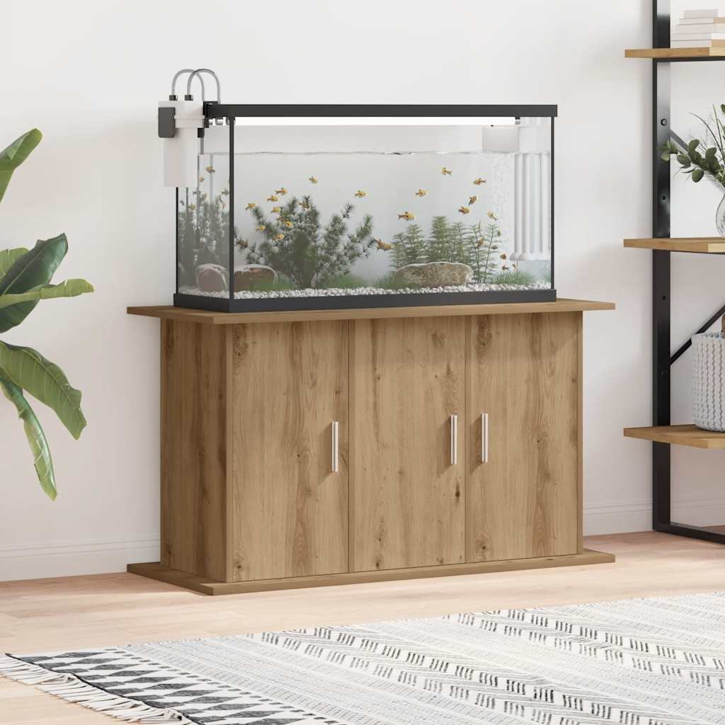 Vidaxx support d'aquarium chêne artisanal 101x41x58 cm bois d'ingénierie