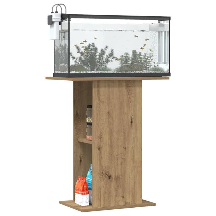 Vidaxl Aquarium Standard 36x60.5x72,5 cm chêne artisanal en bois transformé