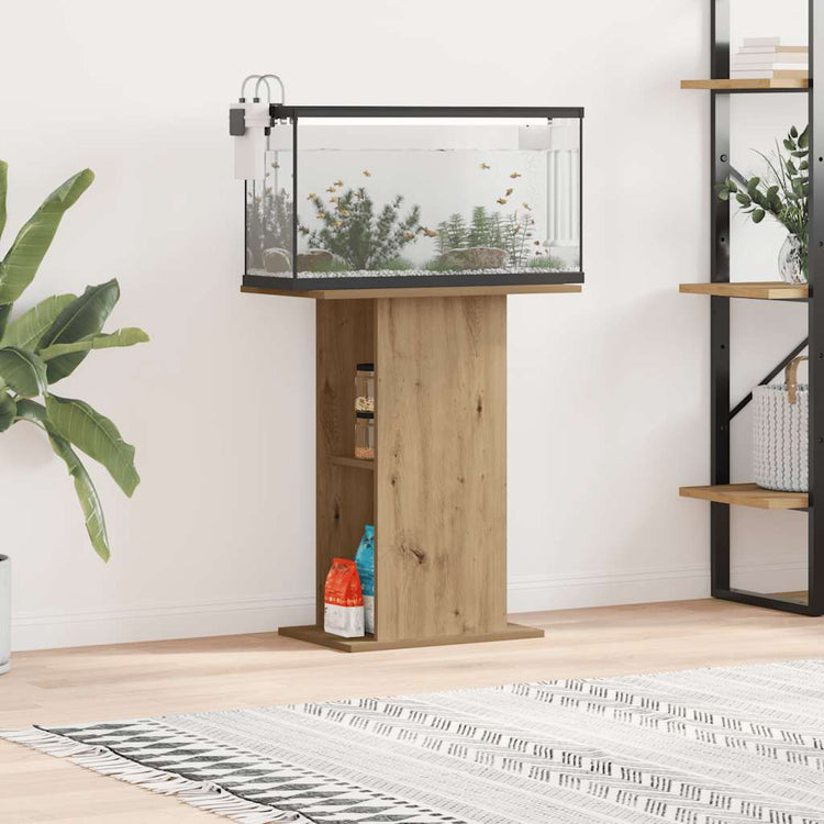 Vidaxl Aquarium Standard 36x60.5x72,5 cm chêne artisanal en bois transformé