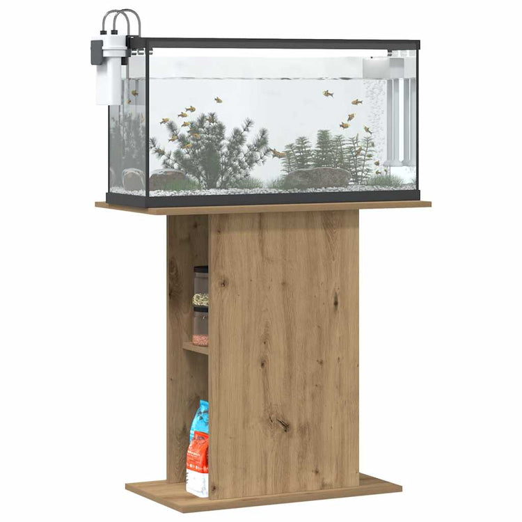 Vidaxl Aquarium Standard 36x75x72,5 cm Oak artisanal en bois transformé