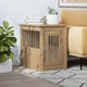 Vidaxl Hondenbench 45x62x59 cm en bois de bois transformé en chêne artisanal -colored