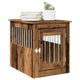 Vidaxl Hondenbench 55x75x65 cm Bois transformé vieux bois coloré