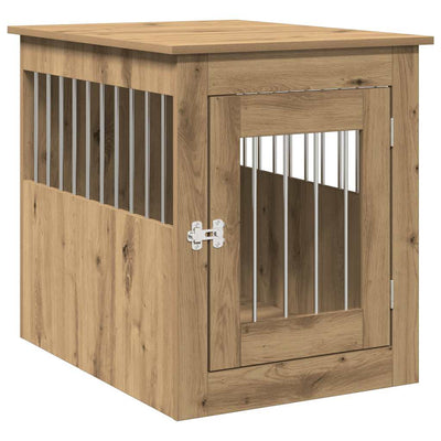 Vidaxl Hondenbench 55x75x65 cm en bois transformé en chêne artisanal coloré