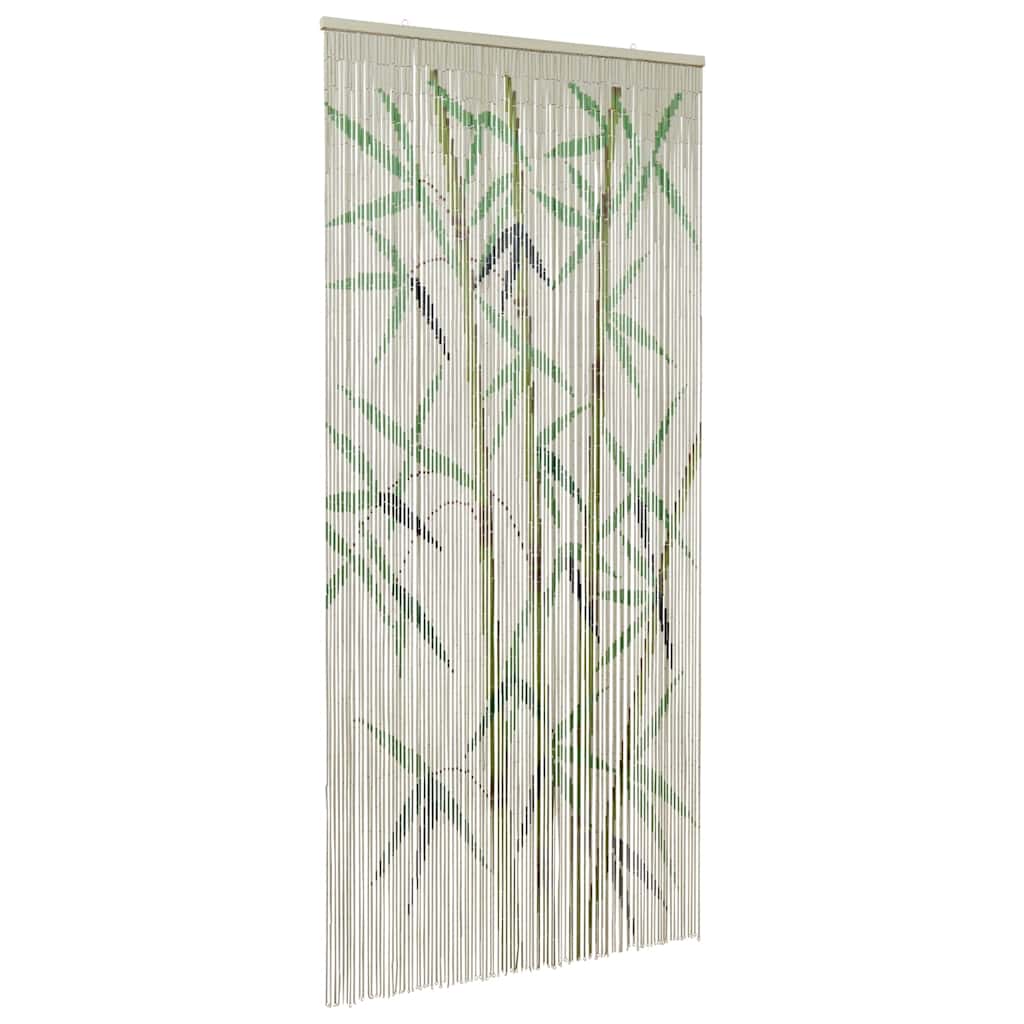 VidaXL rideau anti-insectes imprimé bambou 90x220 cm bambou