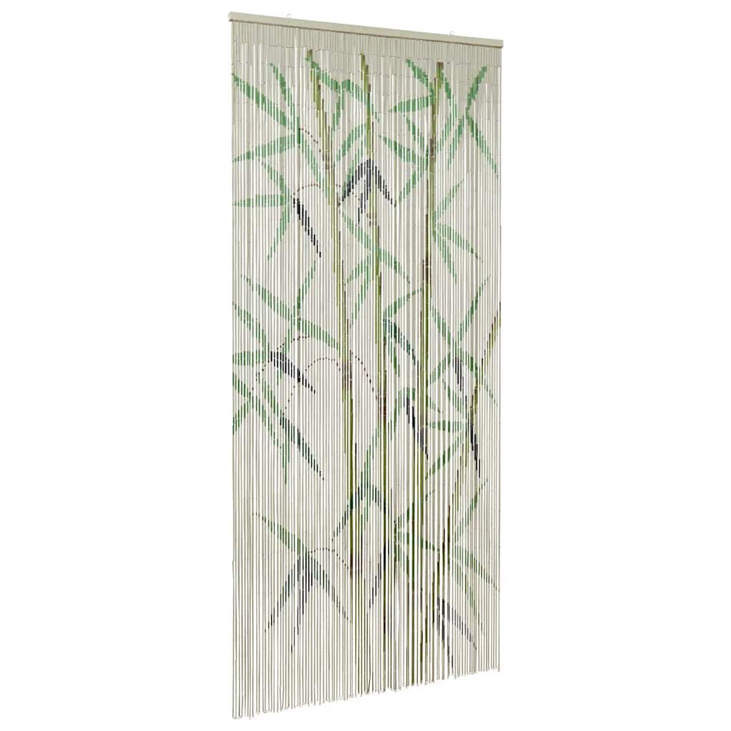 VidaXL rideau anti-insectes imprimé bambou 100x200 cm bambou