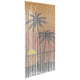 VidaXL rideau anti-insectes imprimé palmier 90x220 cm bambou