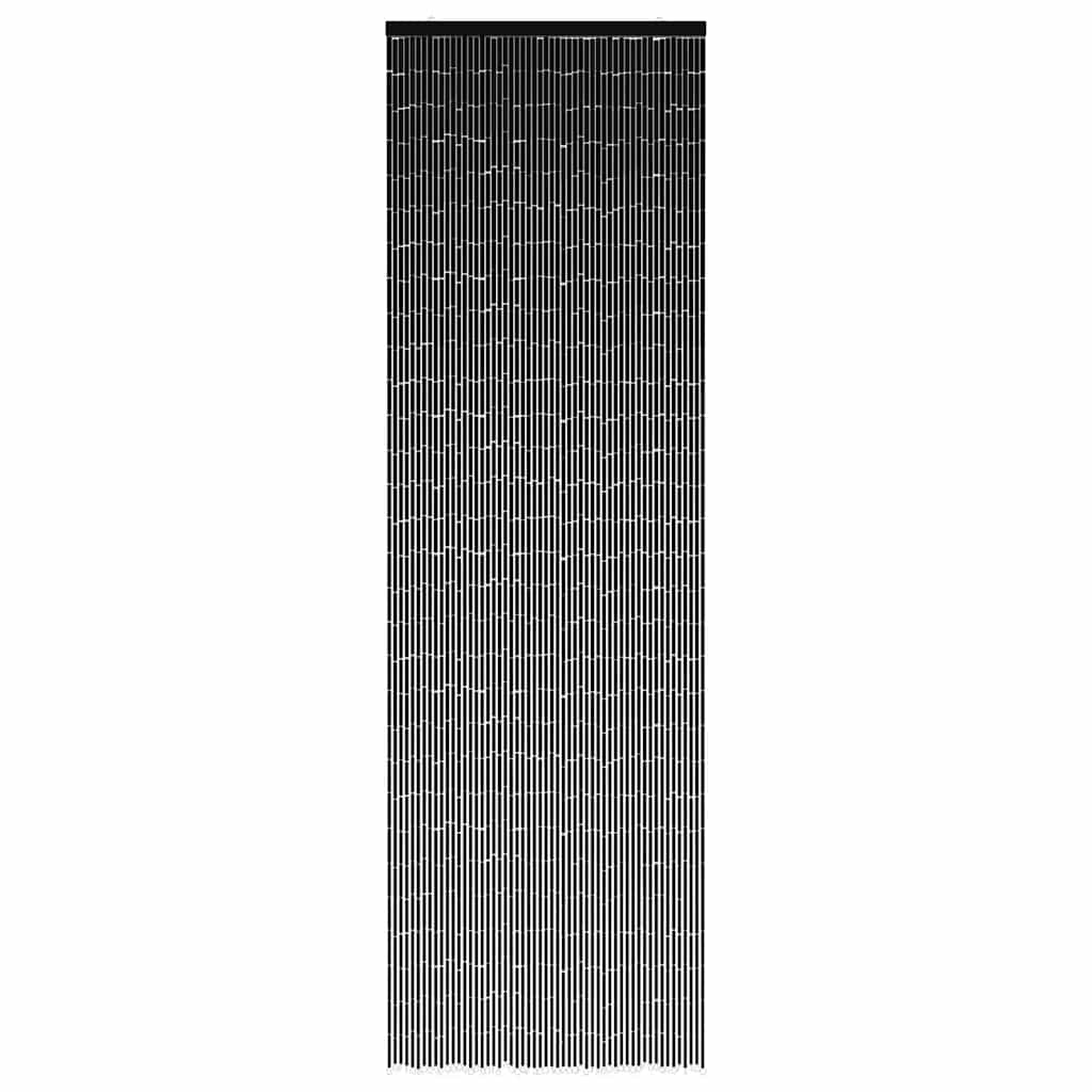 Vidaxx rideau anti-insectes 56x185 cm bambou gris foncé