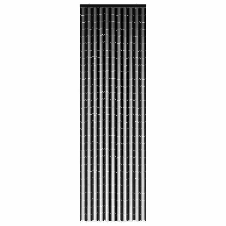 Vidaxx rideau anti-insectes 56x185 cm bambou gris foncé