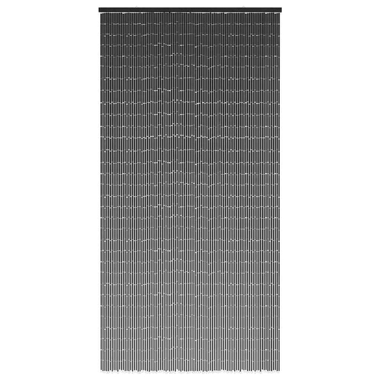 Vidaxx rideau anti-insectes 90x220 cm bambou gris foncé