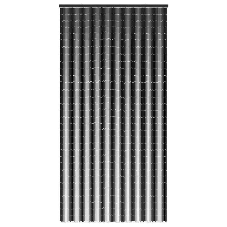 Vidaxx rideau anti-insectes 100x200 cm bambou gris foncé