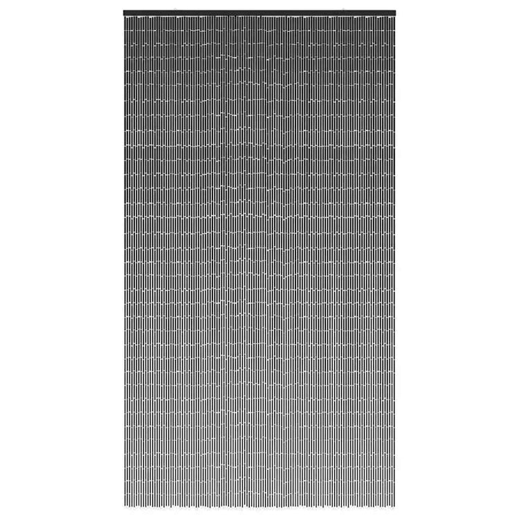 Vidaxx rideau anti-insectes 120x220 cm bambou gris foncé