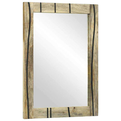 Miroir de salle de bain VidaXL avec miroir marron 70 x 50 x 2,5 cm
