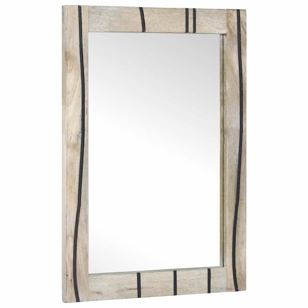 Miroir de salle de bain VidaXL avec miroir marron 70 x 50 x 2,5 cm