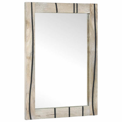 Miroir de salle de bain VidaXL avec miroir marron 70 x 50 x 2,5 cm