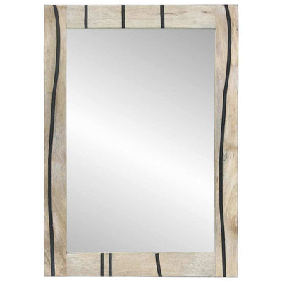 Miroir de salle de bain VidaXL avec miroir marron 70 x 50 x 2,5 cm