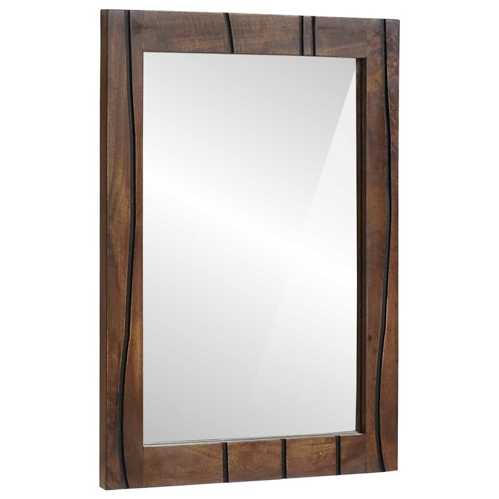 Vidaxx miroir de salle de bain mural marron 70 x 50 x 2,5 cm