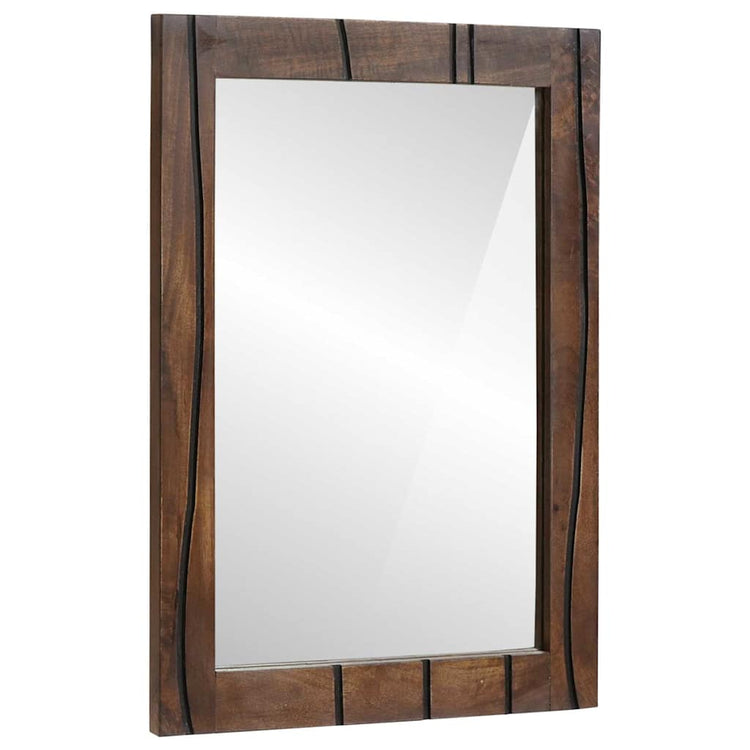 Vidaxx miroir de salle de bain mural marron 70 x 50 x 2,5 cm